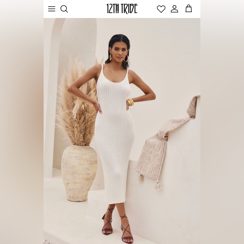 12th Tribe Sleeveless Midi Dress